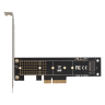 Переходник EXEGATE EXE-570 (M.2 M key -> PCI-E x4 v3,0 для установки SSD 2230/2242/2260/2280/22110 M.2 M key в слот PCI-E x4) EX300629RUS
